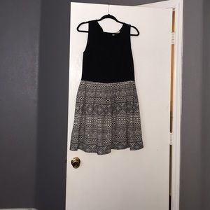 Black tribal dress