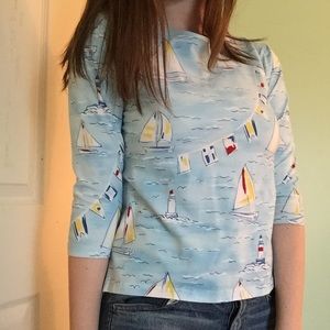 Talbots Sailboat Shirt
