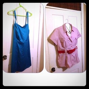 Turquoise  and stripes