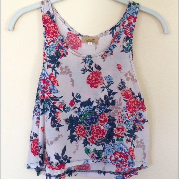 Floral crop top
