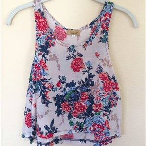 Floral crop top