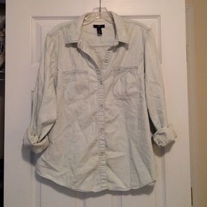 Denim button up