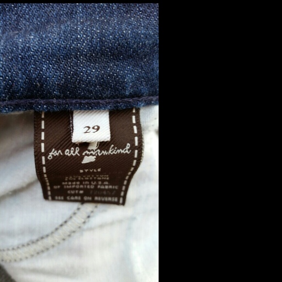 7 For All Mankind Jean's sz 29