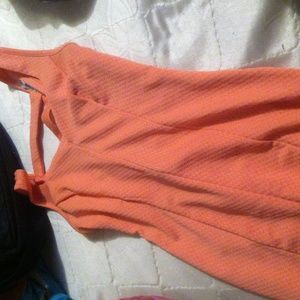 Pink, comfortable dress.