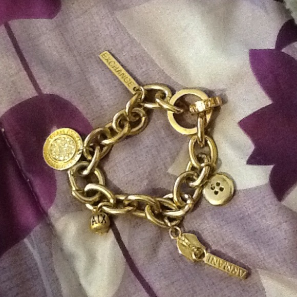 Armani exchange charm bracelet