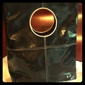 Black leather Matt & Natt handbag