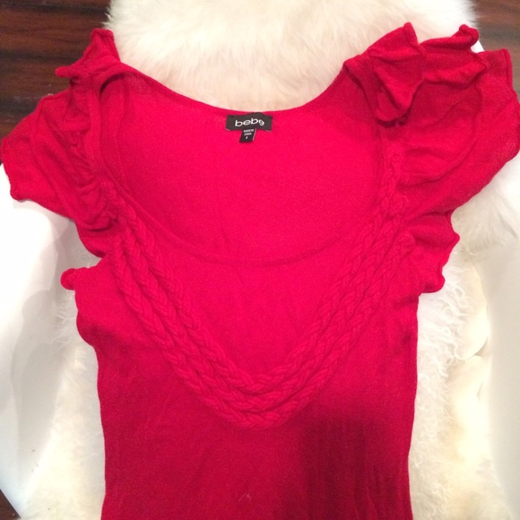 Bebe red dress size S