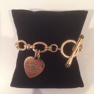 Juicy Couture Gold "Royal Couture" Charm Bracelet
