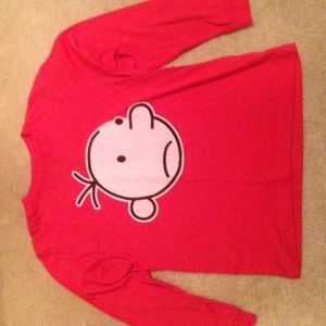 Red diary of a wimpy kid shirt!!WORN ONCE!!!