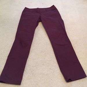 Dark Red American Eagle Skinny Pants