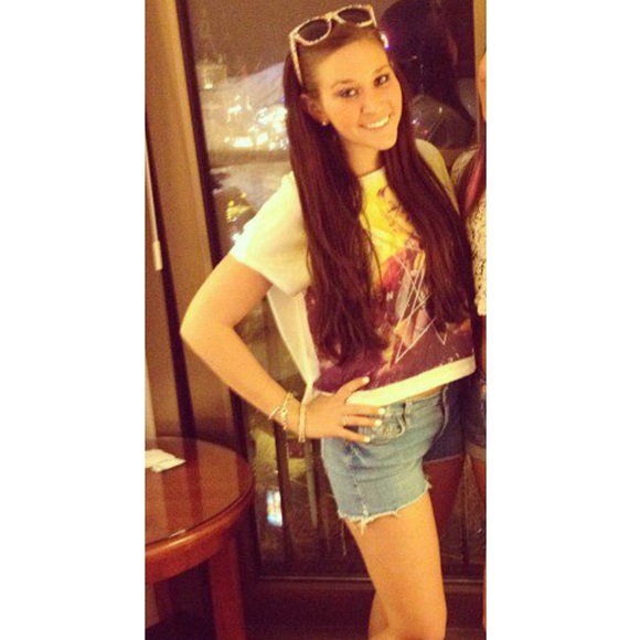 Topshop crop tshirt - Picture 3 of 3