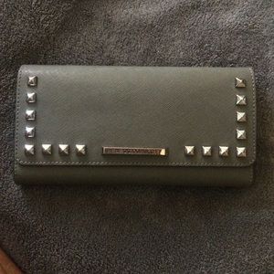 Rebecca Minkoff Tri Fold Wallet with studs