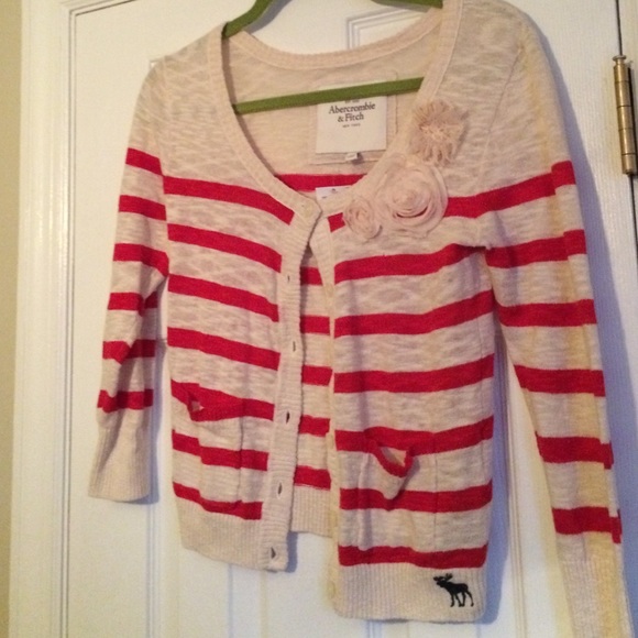 A &F striped sweater