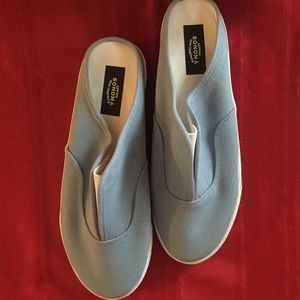 Canvas Slip On Tennis Shoes- NEVER WORN