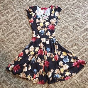 Floral skater dress