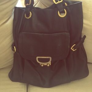Calvin Klein large leather Tote
