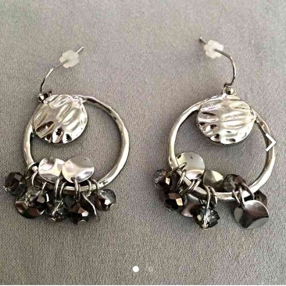 Silver Gem Earrings