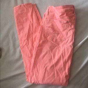 Pink American Eagle Skinny Jeans