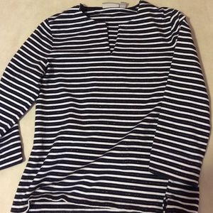 Striped long sleeved shirt