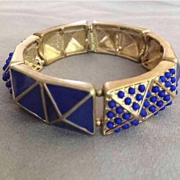 Blue & Gold Bracelet