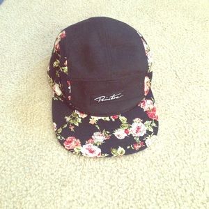 Primitive floral hat