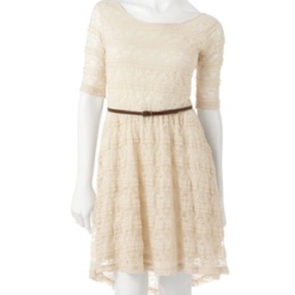 Bundled‼️Lacy off white dress