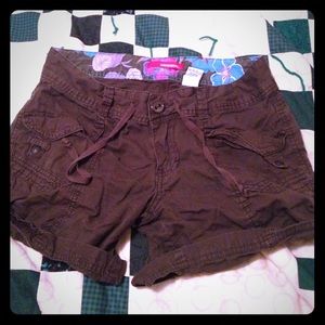Unionbay size 5 brown short cargo shorts