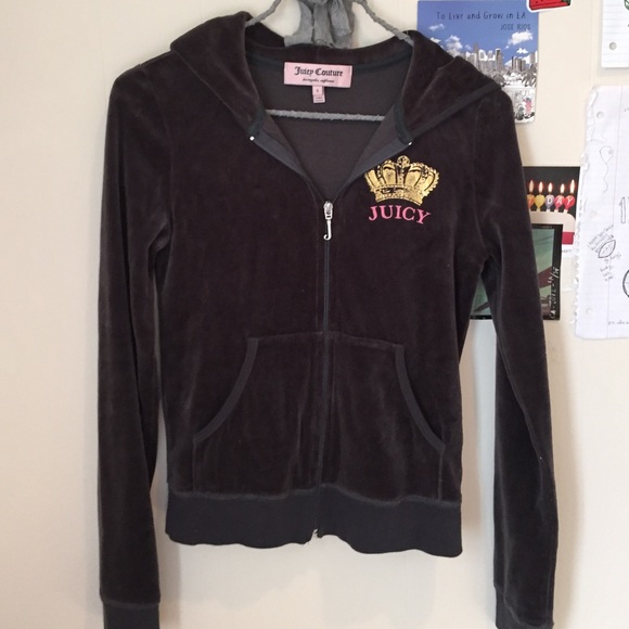 Dark Gray Juicy Couture Hoodie