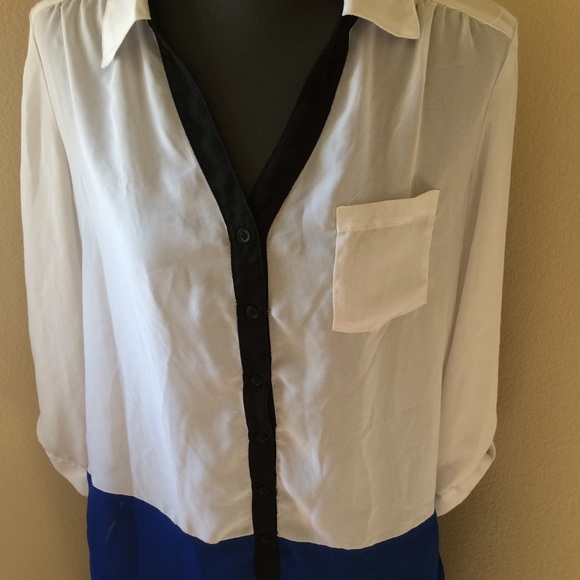 Three toned blouse