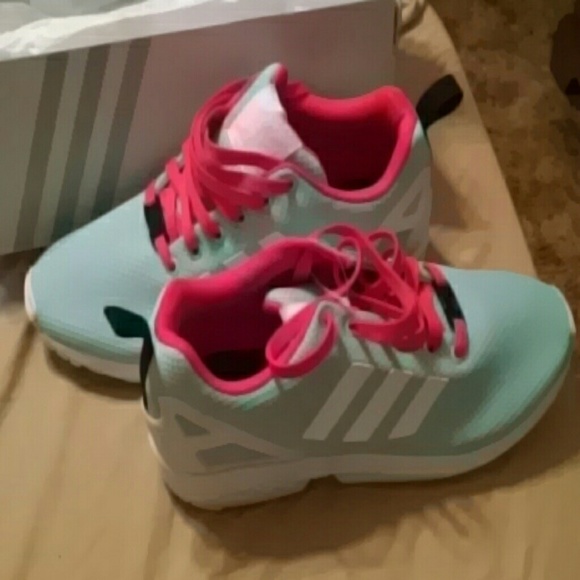 Sold Adidas ZX Flux Frost Mint nwb sneakers