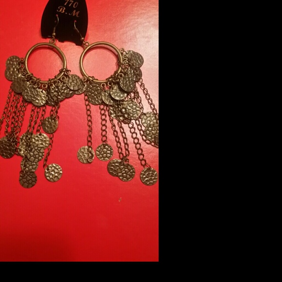 Long gypsy earrings - Picture 2 of 2