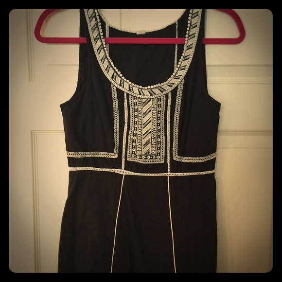 Free People Black Linen Dress