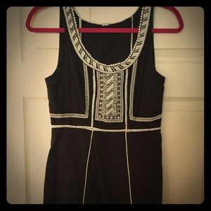 Free People Black Linen Dress
