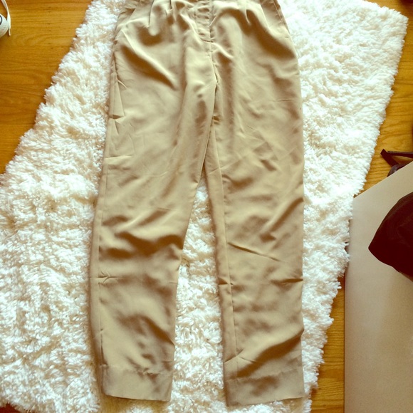 American Apparel High Waist Pleated Pant