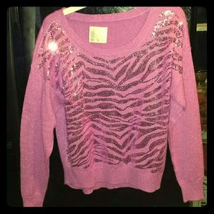 Gently worn sparkly sweater