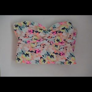 LF floral crop top