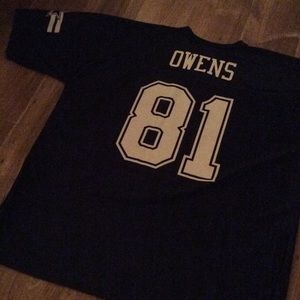 Dallas Cowboys Terrell Owens Football Jersey.
