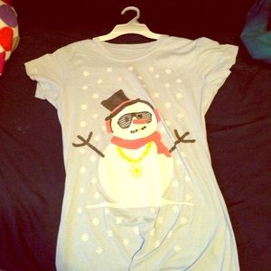 A snowman shirt (new)