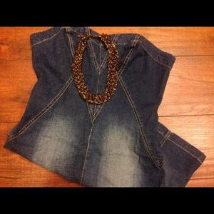 Jean dress.