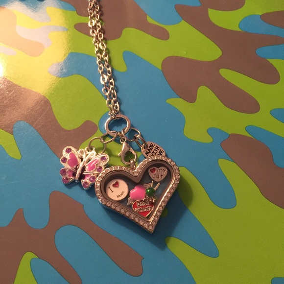 Heart floating locket
