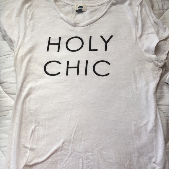 holy chic tee from old navy