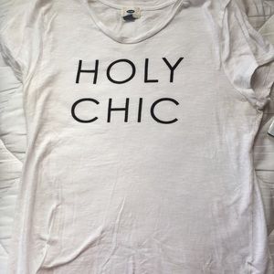 holy chic tee from old navy