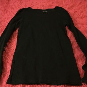 casual black long sleeve