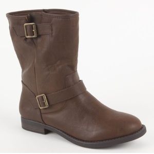 Nollie Double Buckle Brown Boots from PacSun