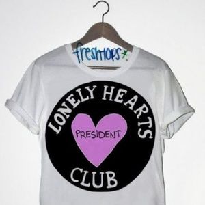 Lonely hearts club crop top