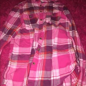 pink cute flanel