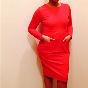 Red dress