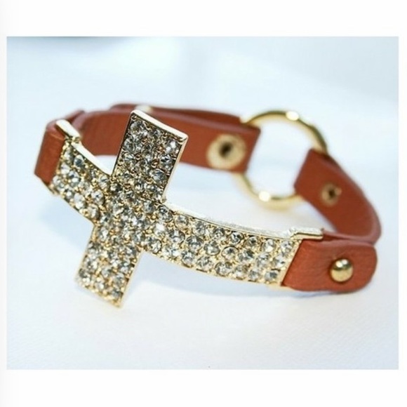 Jewelry - Leather cross bracelet Jewelry - Leather cross bracelet