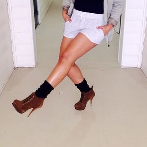 Brown booties