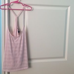 light pink tank top